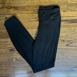 Nike black dri-fit high waist compression leggings full length